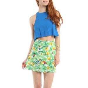 American Apparel Jungle Print Mini skirt